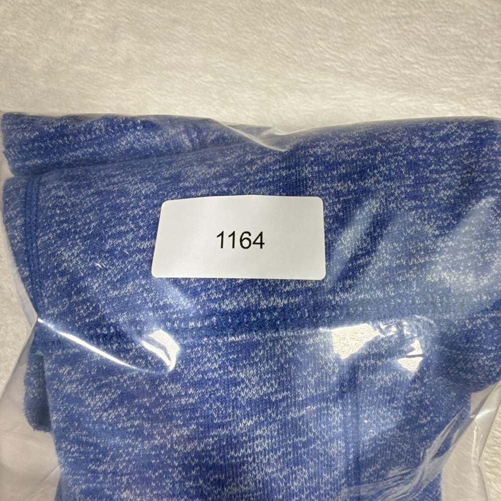 Gap Heathered Blue Cowl Neck Pullover Sweatshirt Hoodie Women's Medium - Picture 6 of 6